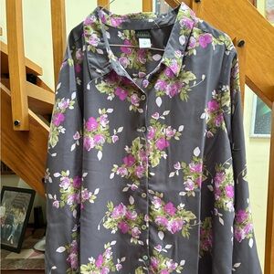 Floral Button-Up Shirt